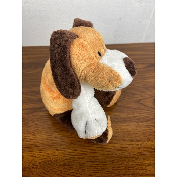 NWT TY 2002 Whiffer Pluffies Dog Stuffed Toy‎ w/tag Brown White Tan 7" Puppy - Picture 4 of 10